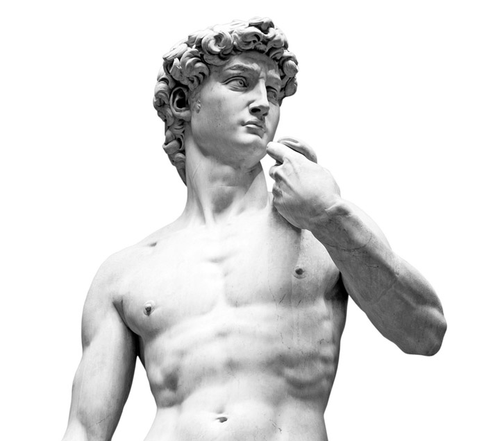 Skulptur David von Michelangelo
